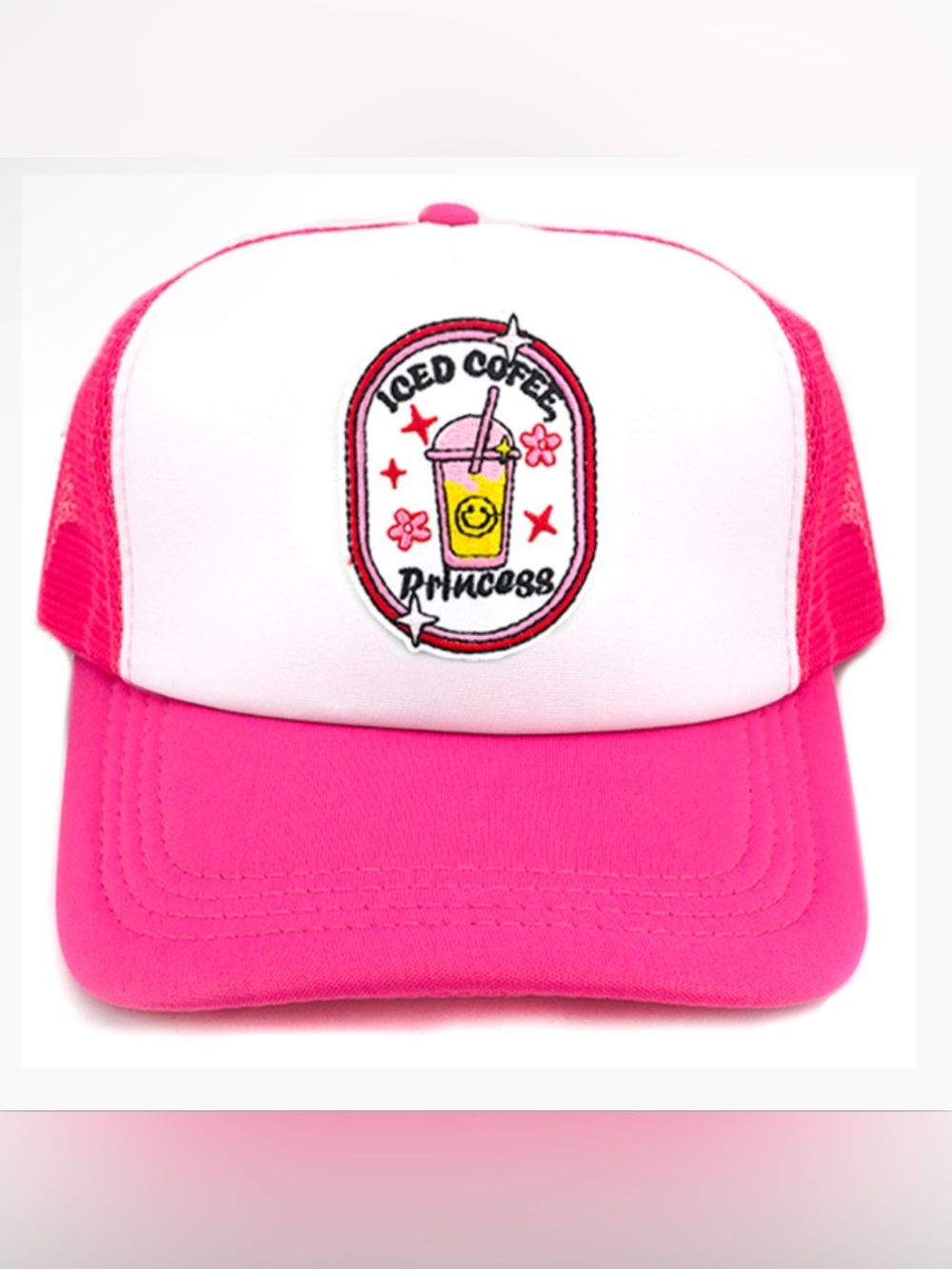 Pink Iced Coffee Princess Trucker Hat